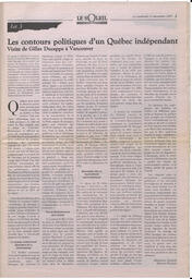 Le Soleil de Colombie-Britannique, December 12, 1997, page 3