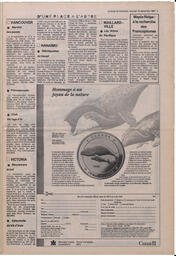 Le Soleil de Colombie, September 16, 1988, page 3