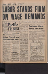   The Pacific Tribune - Friday, July 5, 1957   , page 1