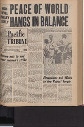   The Pacific Tribune - Friday, July 25, 1958   , page 1