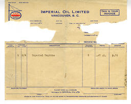 Imperial Oil invoice: [19--]