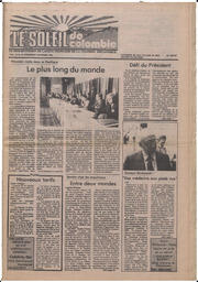 Le Soleil de Colombie, October 9, 1981, page 1