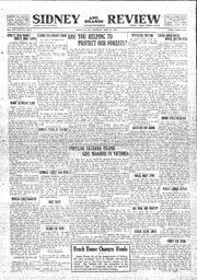 Sidney And Islands Review Thu, April 23, 1925 (Page 1)