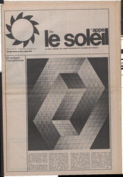 Le Soleil de Vancouver, March 10, 1972, page 1