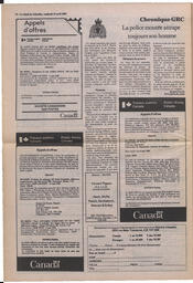 Le Soleil de Colombie, April 18, 1986, page 12