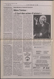 Le Soleil de Colombie, June 3, 1988, page 2