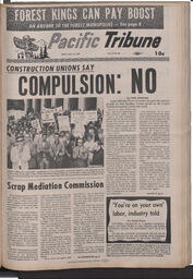   The Pacific Tribune - Friday, July 10, 1970   , page 1