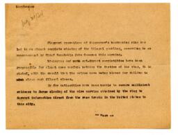 Draft newspaper story written by G. MacPherson: 21-May-34