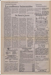 Le Soleil de Colombie, November 23, 1984, page 2
