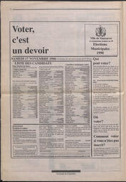 Le Soleil de Colombie, November 16, 1990, page 4