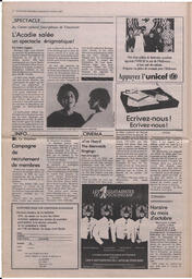 Le Soleil de Colombie, October 23, 1987, page 6