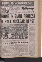   The Pacific Tribune - Friday, November 5, 1971   , page 1