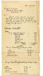 Letter to Dr. Underhill from Vance: 09-Feb-25