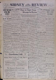 Sidney and Islands Review - Thursday, May 8, 1919